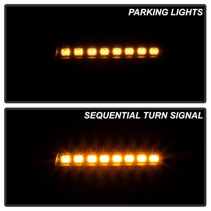SPYDER 18-20 Jeep Wrangler Front Fender LED Lights - Black (CCL-YD-JW18-SEQ-BK) 5088543