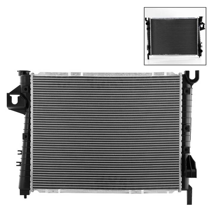 SPYDER xTune 04-08 Dodge Ram 3.7L/4.7L /02-03 Ram 5.9L Radiator 2480 (CDR-K8DRA042480) 9945113
