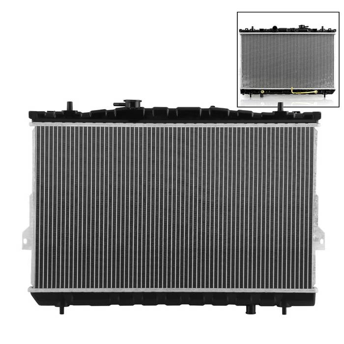 SPYDER xTune 01-06 Hyundai Elantra 2.0L / 03-08 Hyundai Tiburon 2.7L 2387/2388 Radiator (CDR-K8HEL012387) 9945243