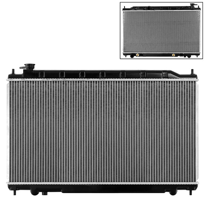 SPYDER xTune 02-06 Nissan Altima Radiator L4 2.5L (Not For 3.5L V6) (DPI 2414) Radiator (CDR-K8NAL02236) 9945410
