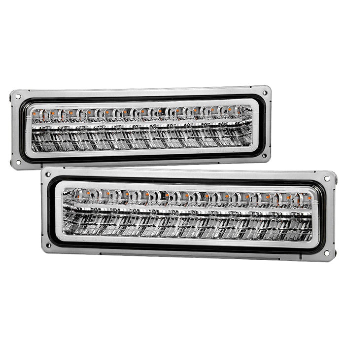 SPYDER Xtune Chevy C10 88-98 LED Bumper Lights Chrome CPL-CCK94-LED-C 5017352