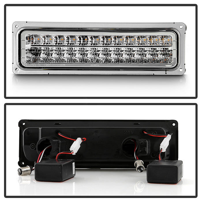 SPYDER Xtune Chevy C10 88-98 LED Bumper Lights Chrome CPL-CCK94-LED-C 5017352