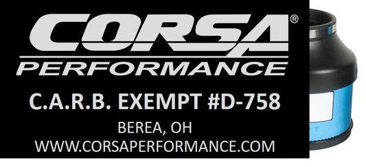 Corsa 44310 CARB EO Sticker (D-758) Ford F-150 V8 2009-2010 5.4L, Raptor 5.4L