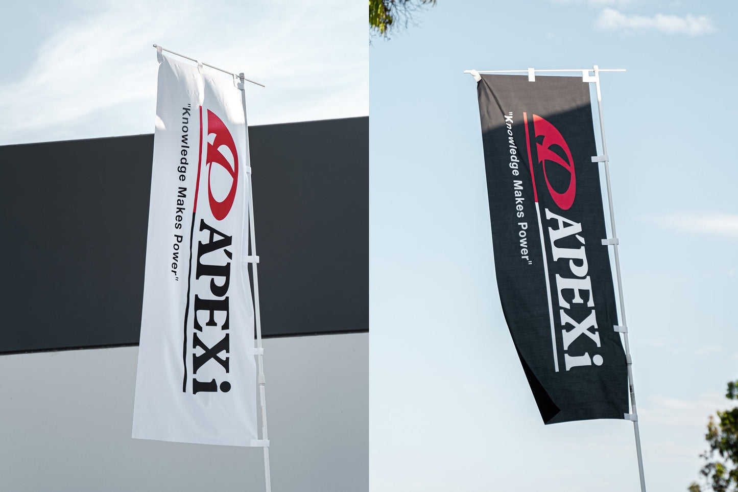 Apexi A'PEXi "Knowledge Makes Power" Nobori Flag - Limited Edition *Discontinued