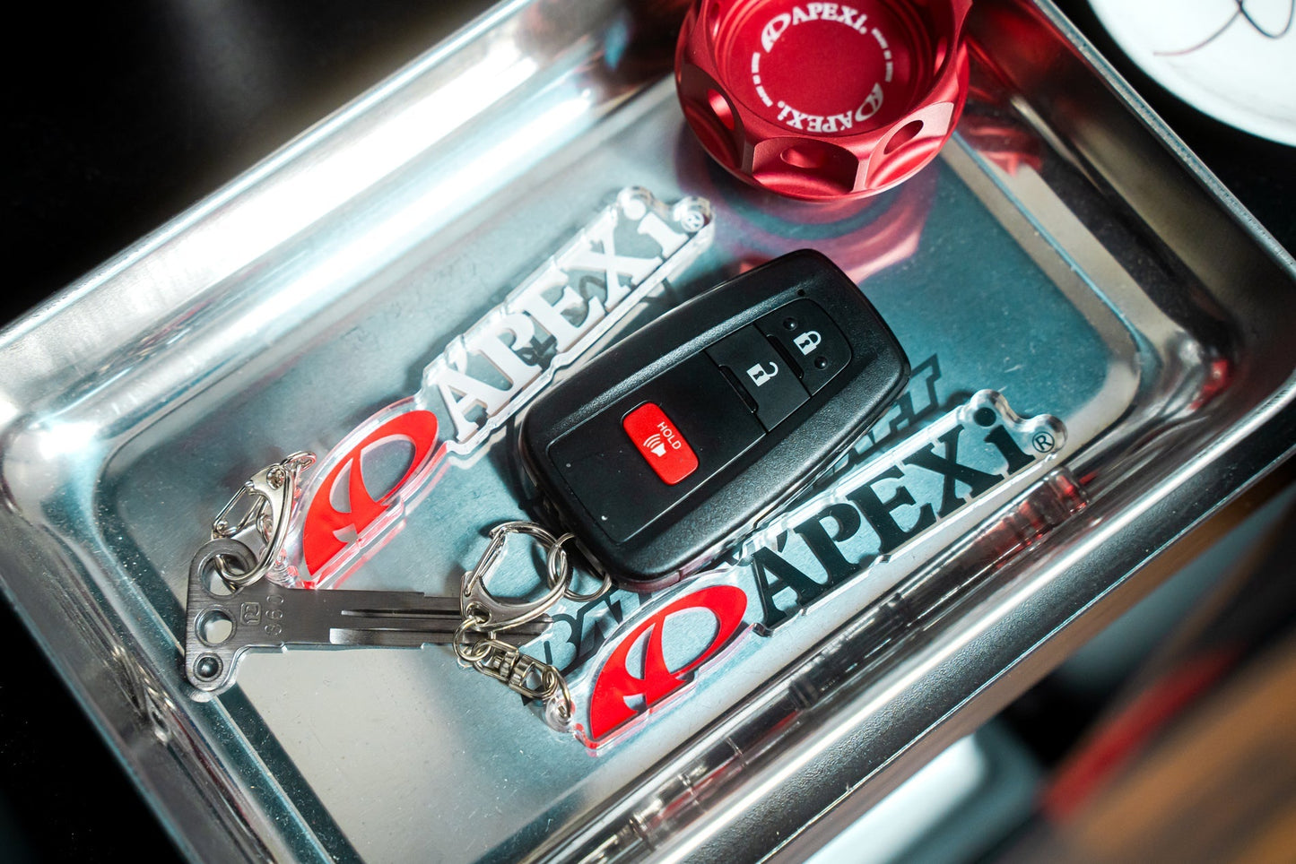 APEXi A'PEXi - A'PEXi Clear Acrylic Keychain