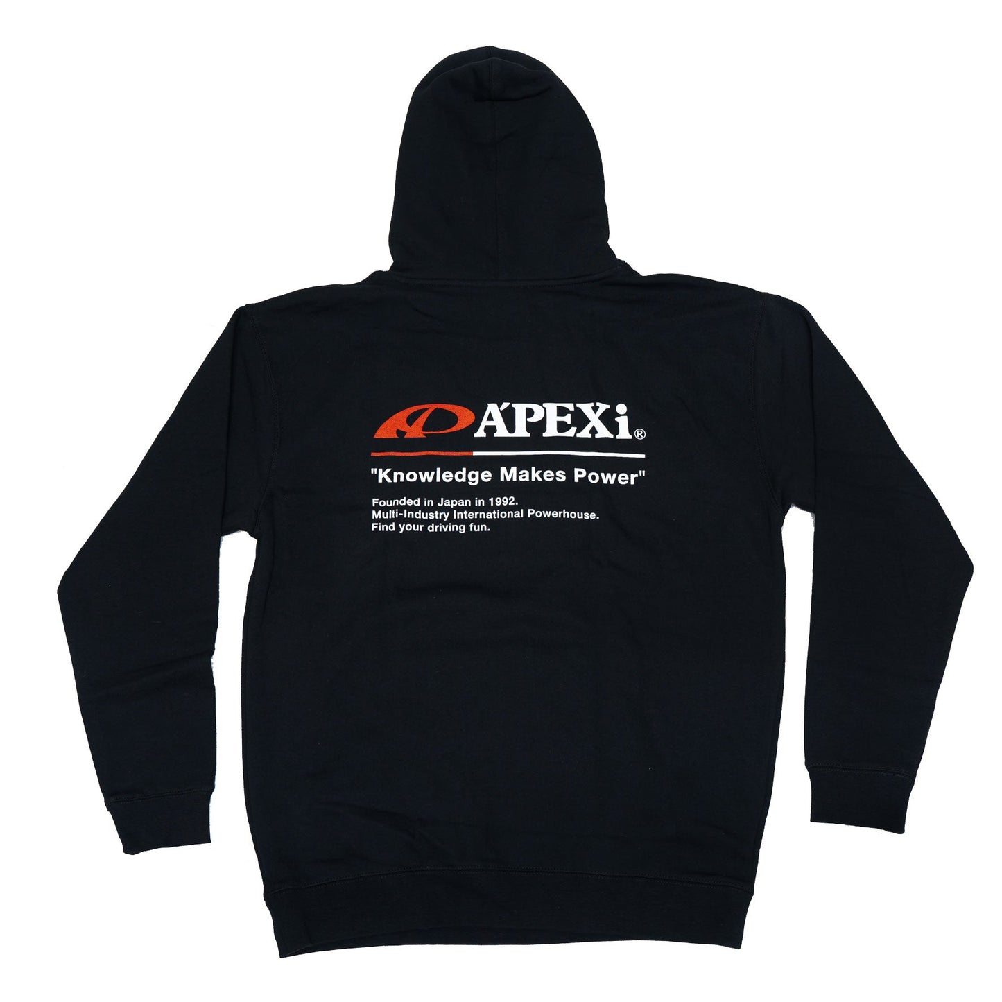 A'PEXi Hoodie - Classic Knowledge Makes Power - Black *Discontinued
