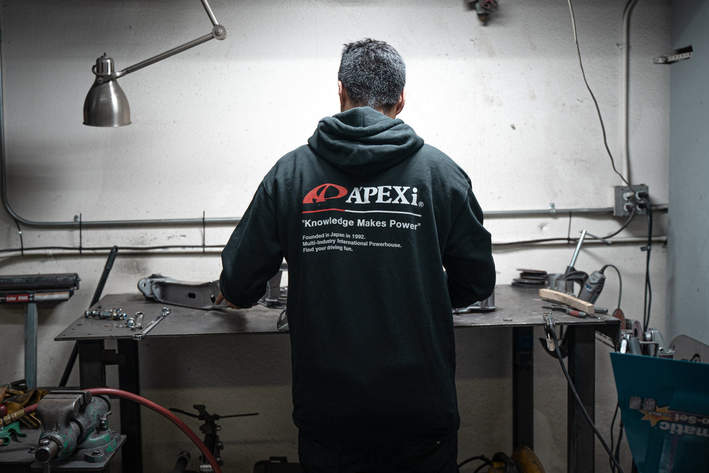 A'PEXi Hoodie - Classic Knowledge Makes Power - Black *Discontinued