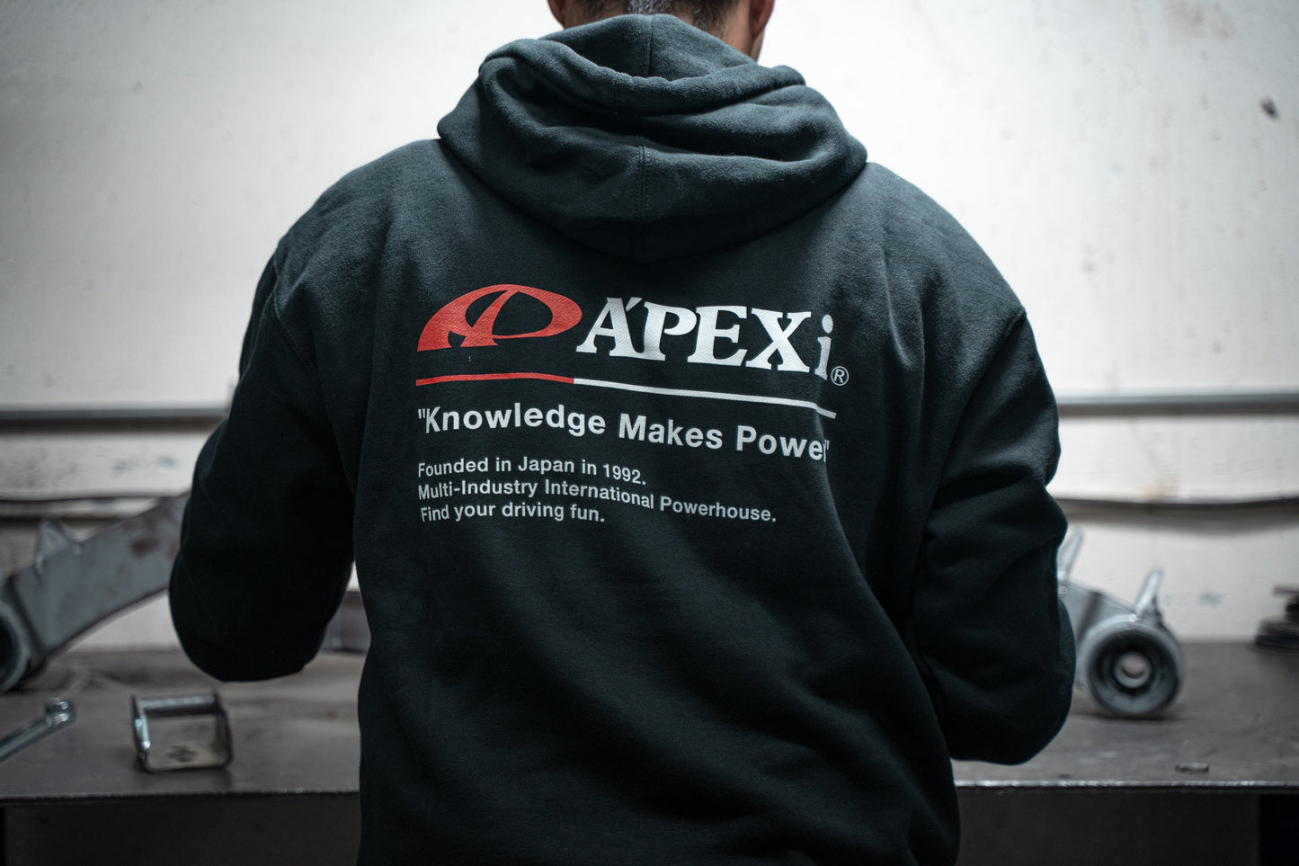 A'PEXi Hoodie - Classic Knowledge Makes Power - Black *Discontinued