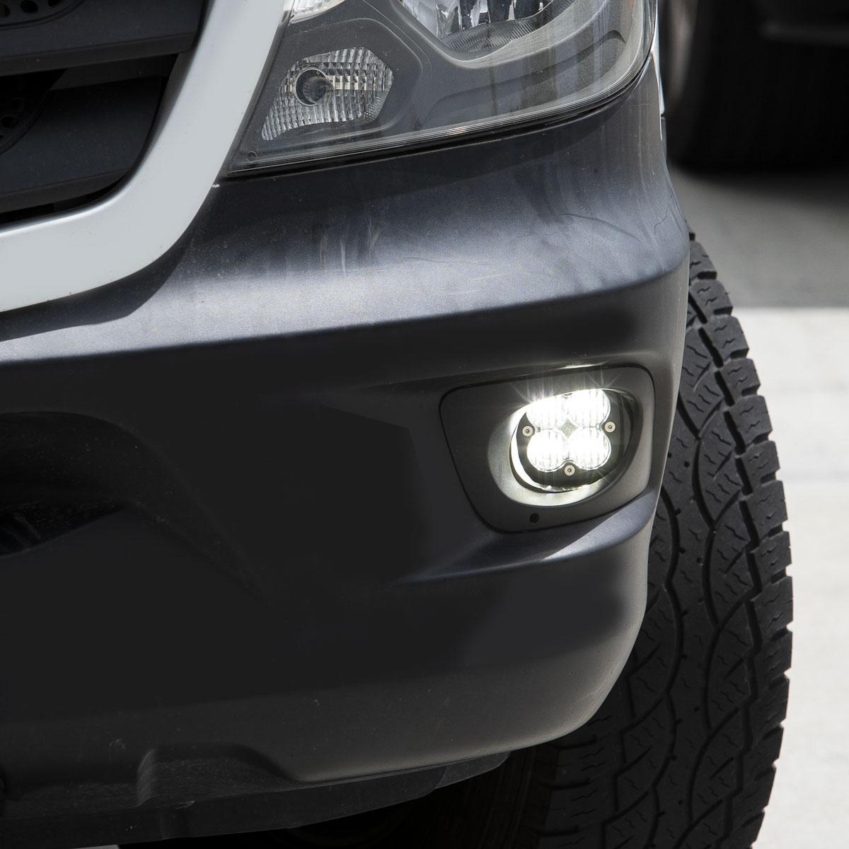Baja Designs 14-18 Mercedes Sprinter Van Squadron Sport Fog Pocket Light Kit - Clear 448130