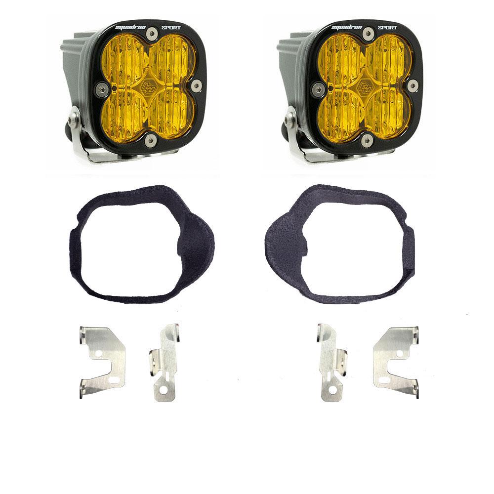 Baja Designs 14-18 Mercedes Sprinter Van Squadron Sport Fog Pocket Light Kit - Baja Amber 448133