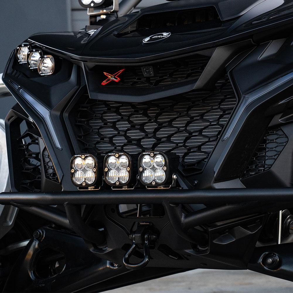 Baja Designs 2024+ Can-Am Maverick R Squadron Sport Pre-Runner Bumper Kit - Clear 448203