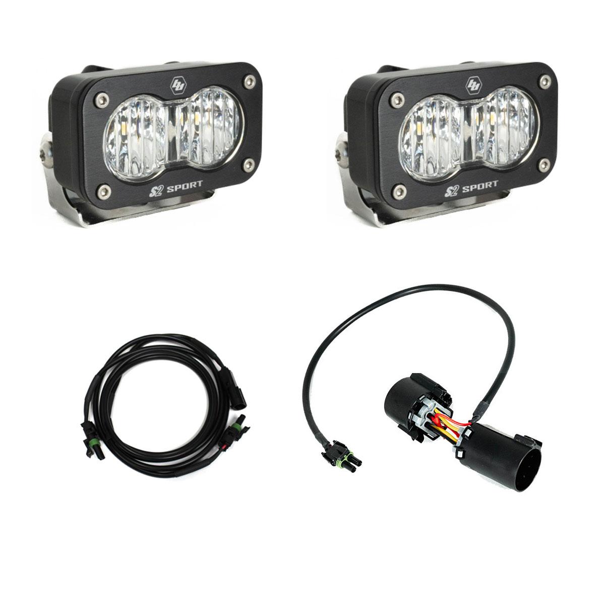 Baja Designs 23-24 Ford F250/F350 Super Duty S2 Sport Dual Reverse Light Kit w/Trailer Hitch Harness 448231