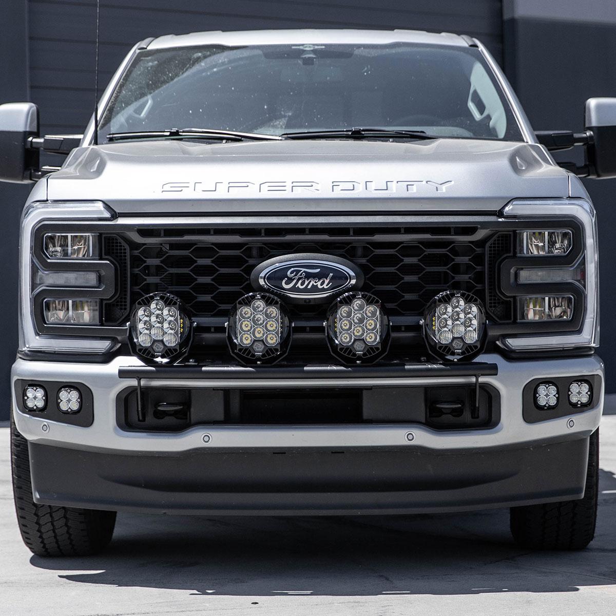 Baja Designs 23+ Ford Super Duty LP9 Bull Bar Light Kit w/Upfitter 448232UP
