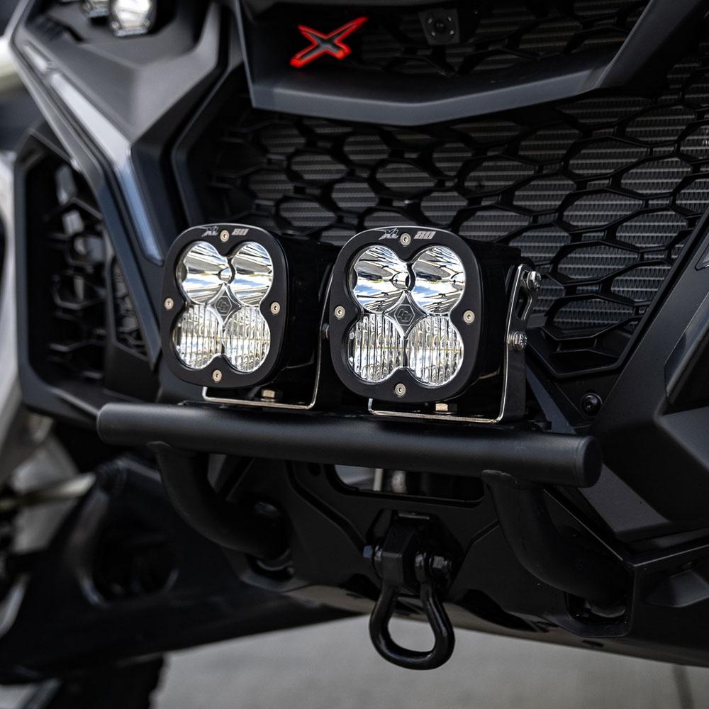 Baja Designs 2024+ Can-Am Maverick R XL80 Push Bar Bumper Kit - Clear 448249