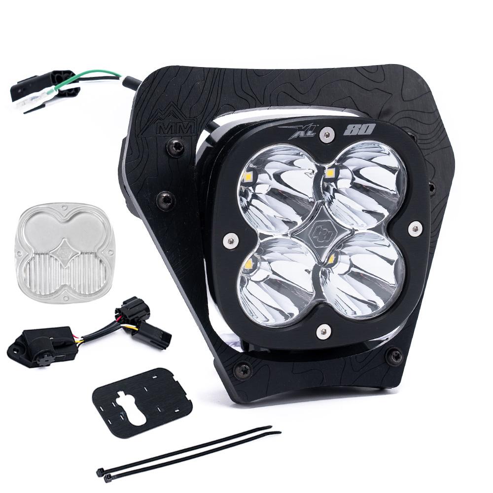 Baja Designs 2024 KTM 350 EXC-F/ 350 XW-F/ 450 XCF-W XL80 (D/C) Headlight Kit w/ Dimmer 677103