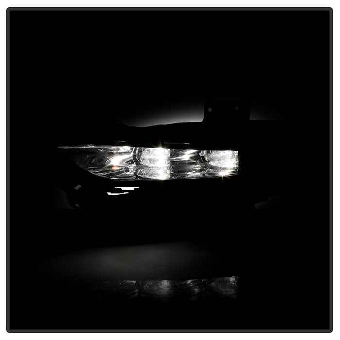 Spyder Chrysler 200 2015-2016 OEM Style Full LED Fog Lights W/Universal Switch- Clear 5086945