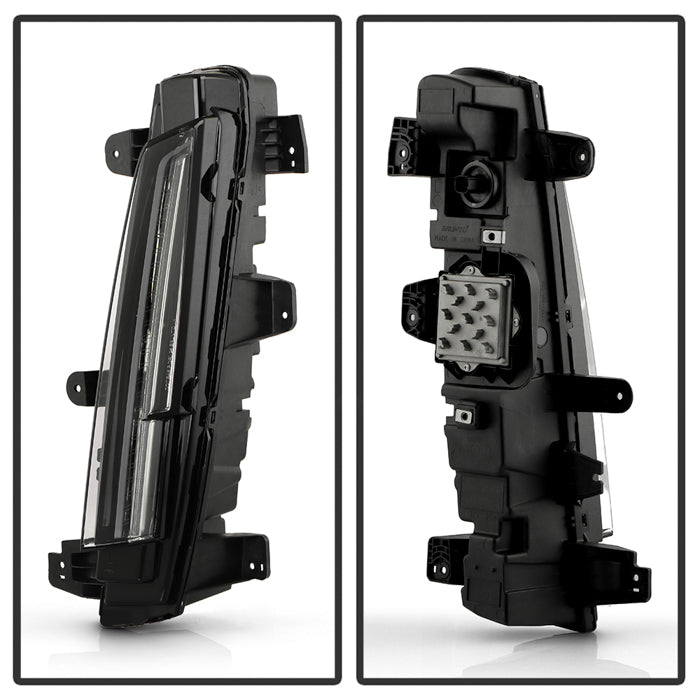 SPYDER xTune 21-24 Cadillac Escalade Front Full LED w/DRL - OE Left (FL-CAES21-LED-DRL-L) 9960390