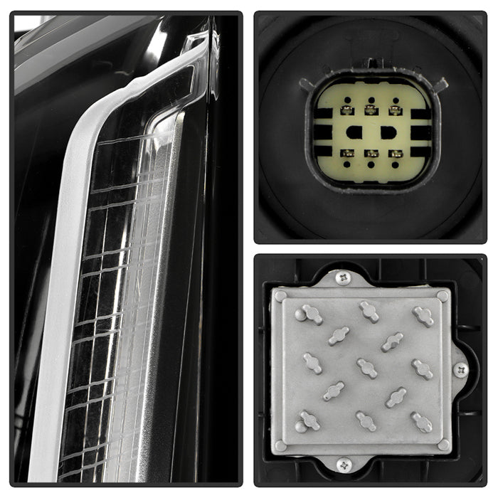SPYDER xTune 21-24 Cadillac Escalade Front Full LED w/DRL - OE Left (FL-CAES21-LED-DRL-L) 9960390