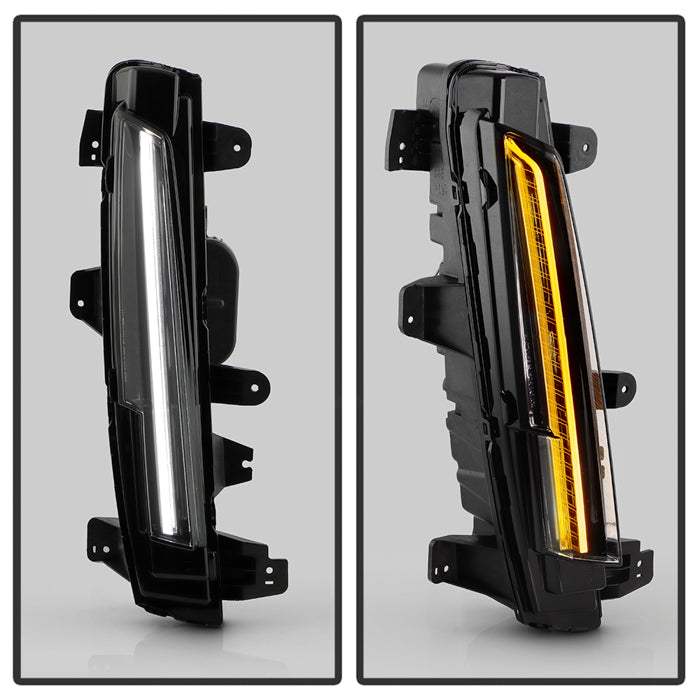 SPYDER xTune 21-24 Cadillac Escalade Front Full LED w/DRL - OE Right (FL-CAES21-LED-DRL-R) 9960406