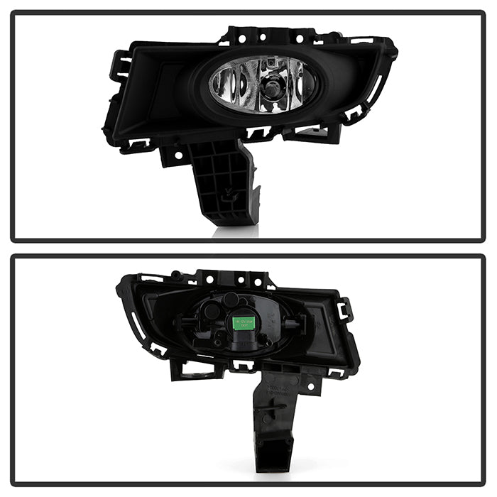 Spyder Mazda 3 07-08 4Dr OEM Fog Lights (Wont Fit Sports/Gt Or Htchback)w/swch Clear FL-CL-MAZ307-C 5020765