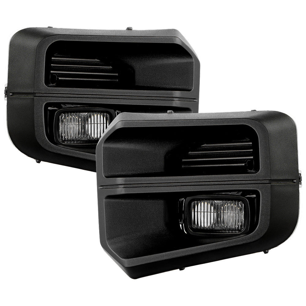 SPYDER 16-23 Toyota Tacoma TRD OEM LED Fog Lights W/Switch - Clear (FL-CL-TTA2016-TRD-C) 9053993