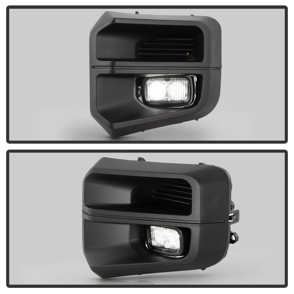 SPYDER 16-23 Toyota Tacoma TRD OEM LED Fog Lights W/Switch - Clear (FL-CL-TTA2016-TRD-C) 9053993
