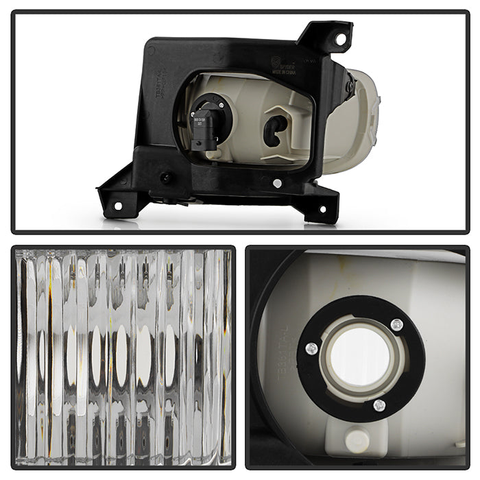 SPYDER 00-06 Toyota Tundra (w/ Steel Bumper Only) OEM Fog Lights w/ Switch- Clear (FL-CL-TTU00-C) 9051388