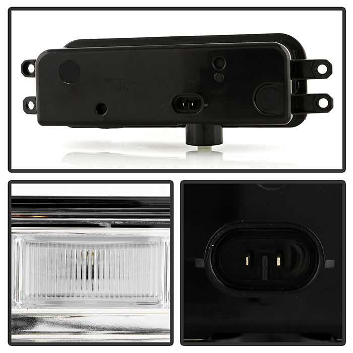 SPYDER 22-24 Toyota Tundra OEM Full LED Fog Lights w/Switch - Clear (FL-CL-TTU2022-LED-C) 9051029