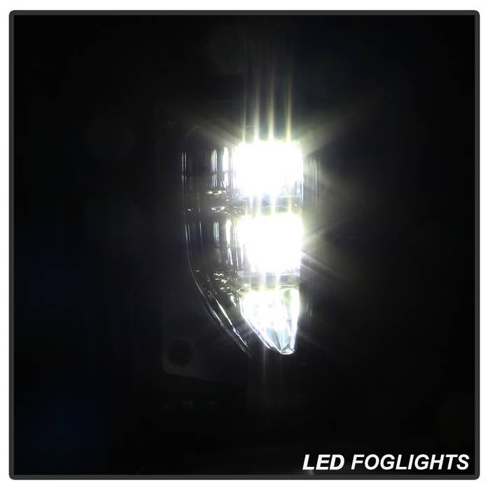 Spyder 16-18 Chevy Silverado 1500 OEM Style Full LED Fog Light w/Switch - Clear (FL-CSIL16-LED-C) 9043215