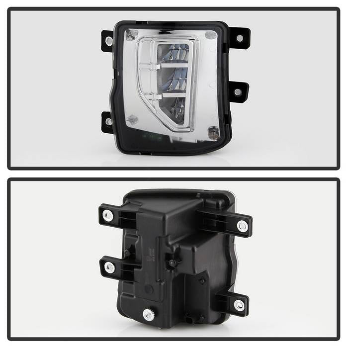 Spyder 16-18 Chevy Silverado 1500 OEM Style Full LED Fog Light w/Switch - Clear (FL-CSIL16-LED-C) 9043215