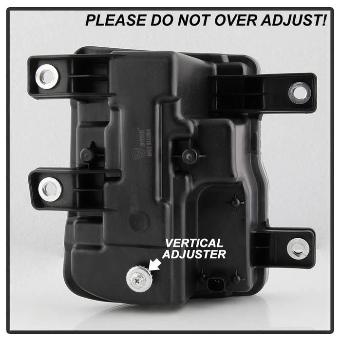 Spyder 16-18 Chevy Silverado 1500 OEM Style Full LED Fog Light w/Switch - Clear (FL-CSIL16-LED-C) 9043215