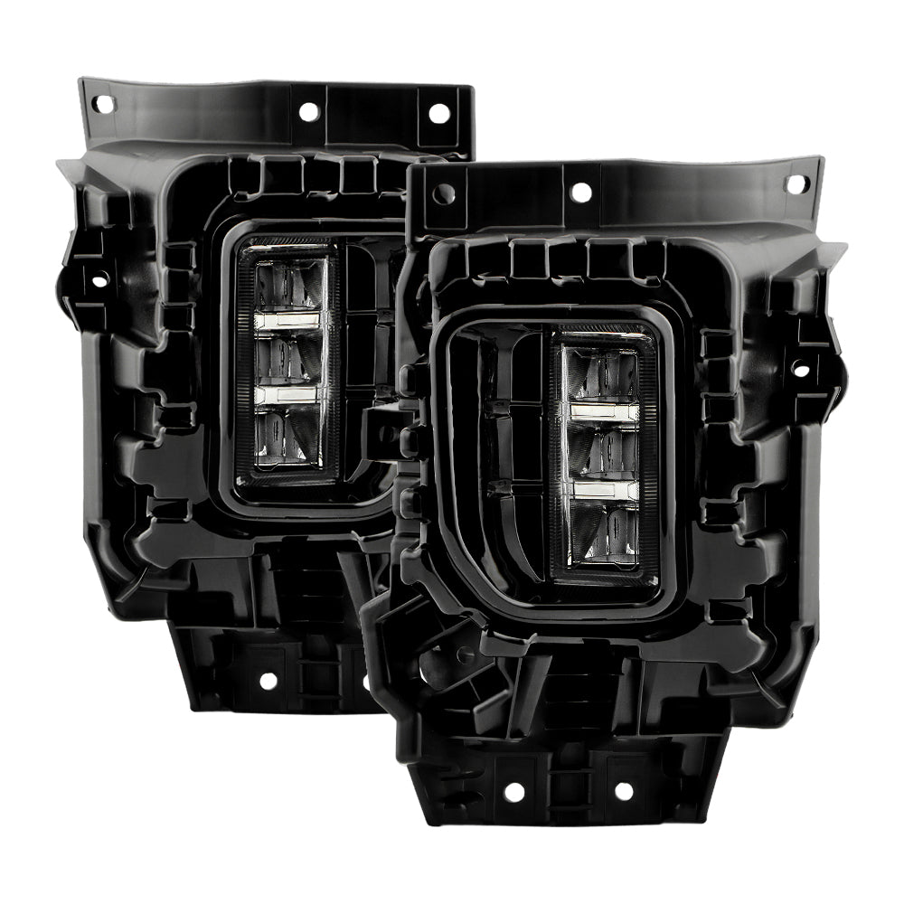 SPYDER 2024+ Chevy Silverado 2500HD/3500HD OEM Style Full LED Fog Light w/Universal Switch 9054013