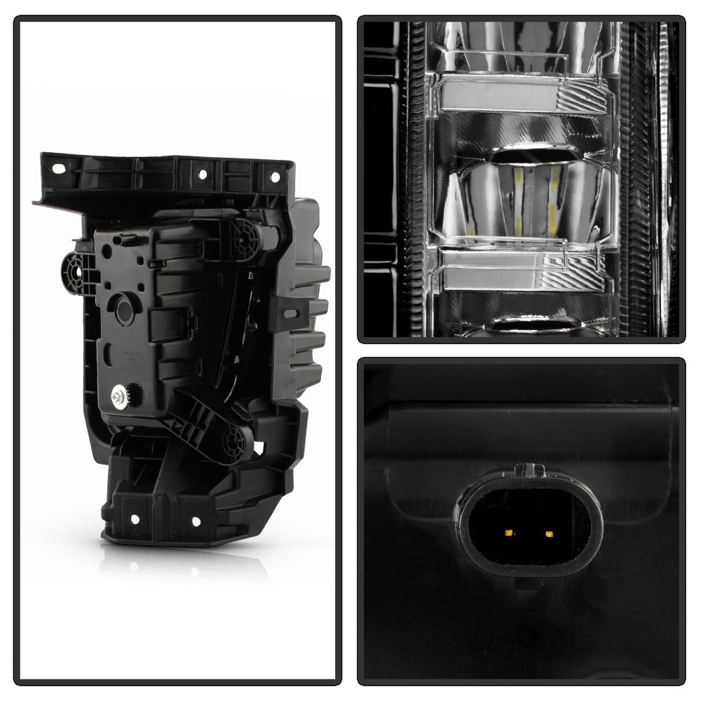 SPYDER 2024+ Chevy Silverado 2500HD/3500HD OEM Style Full LED Fog Light w/Universal Switch 9054013