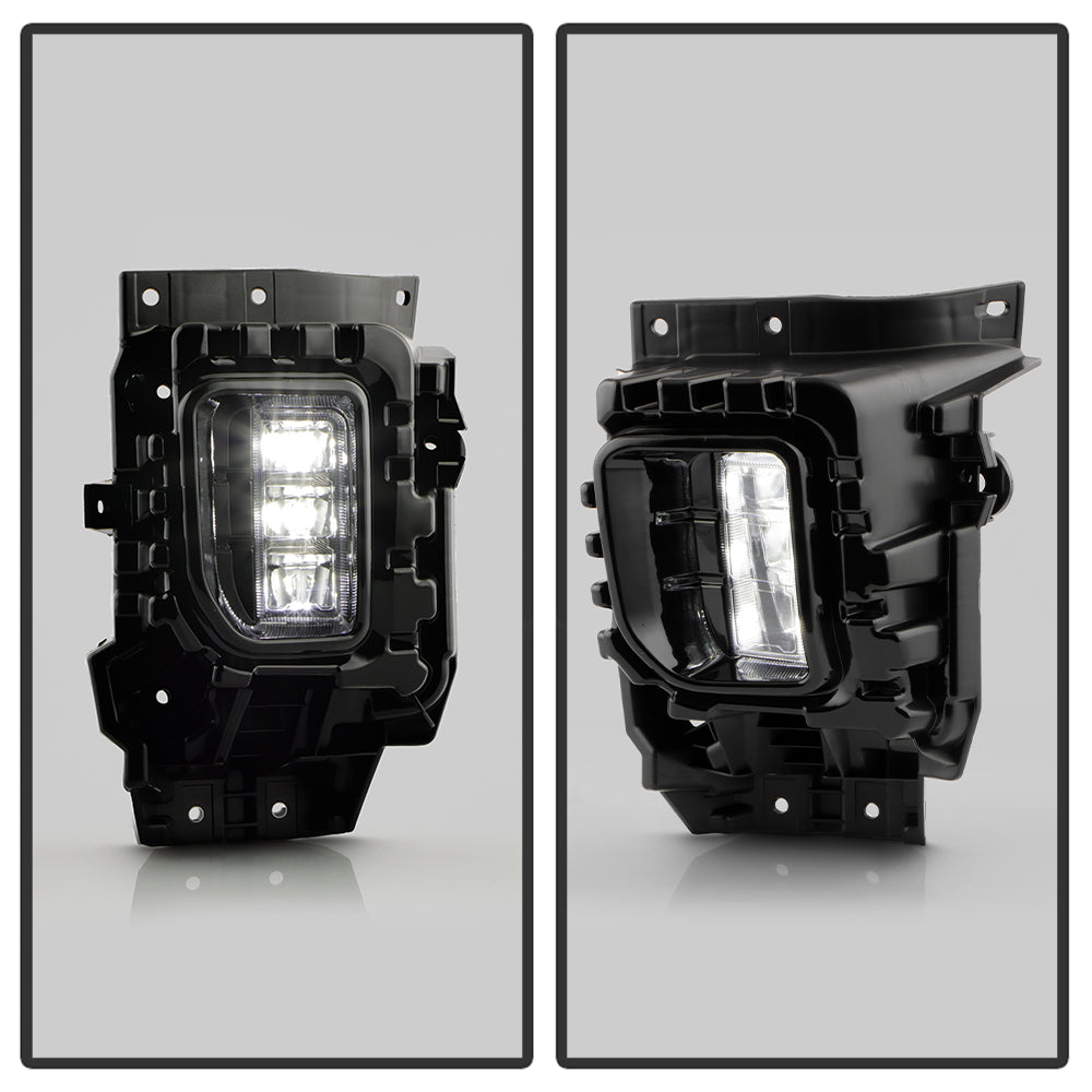 SPYDER 2024+ Chevy Silverado 2500HD/3500HD OEM Style Full LED Fog Light w/Universal Switch 9054013
