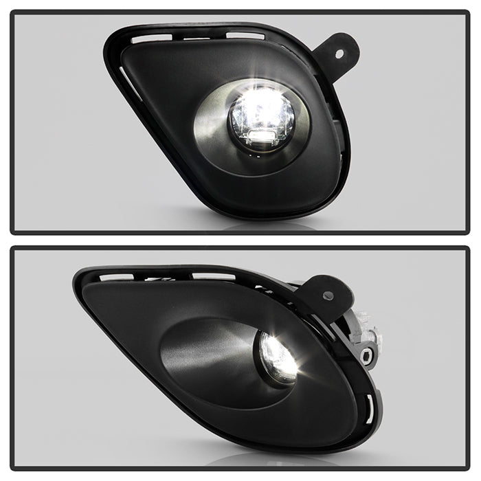 SPYDER 15-19 Dodge Charger SRT OEM Full LED Fog Lights w/ Universal Switch (FL-DCH15-SRT-C) 9051036