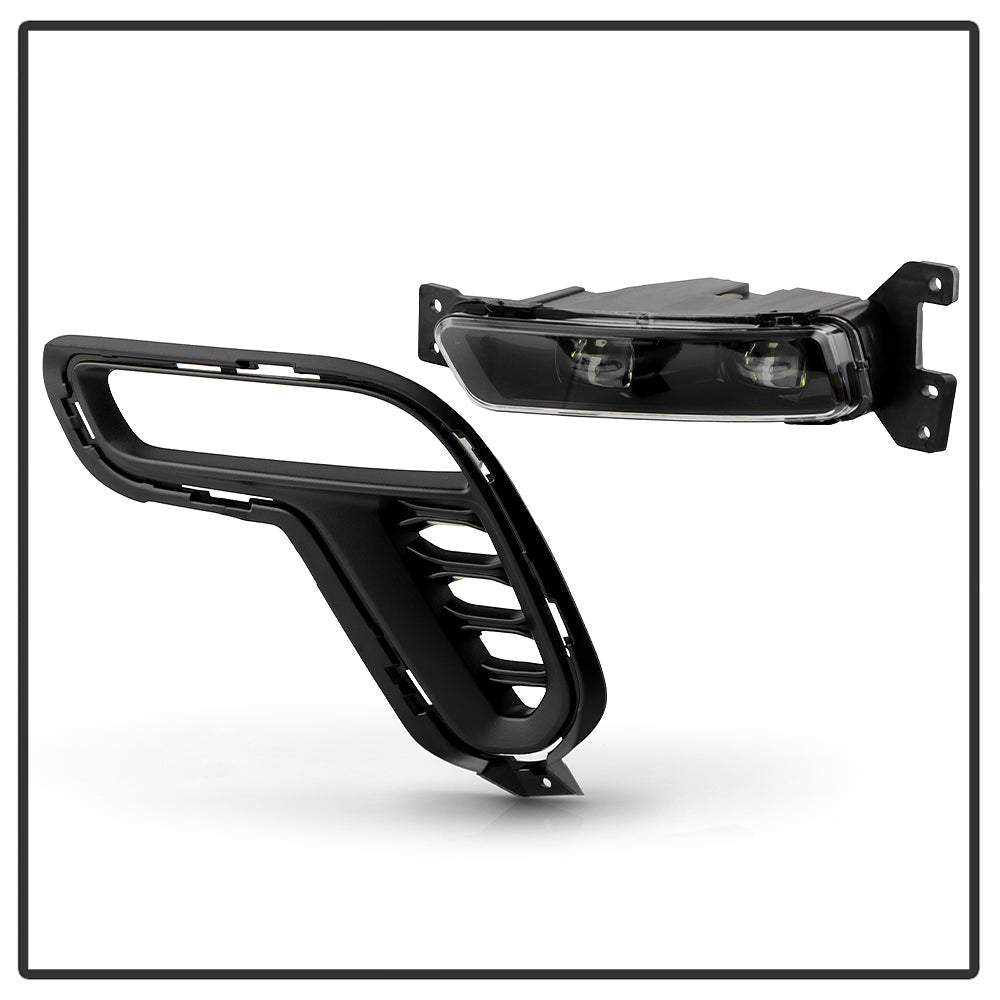 SPYDER Dodge Durango 21-24 OEM Style LED Fog Lights w/Switch (FL-DDU2021-LED-C) 9054020