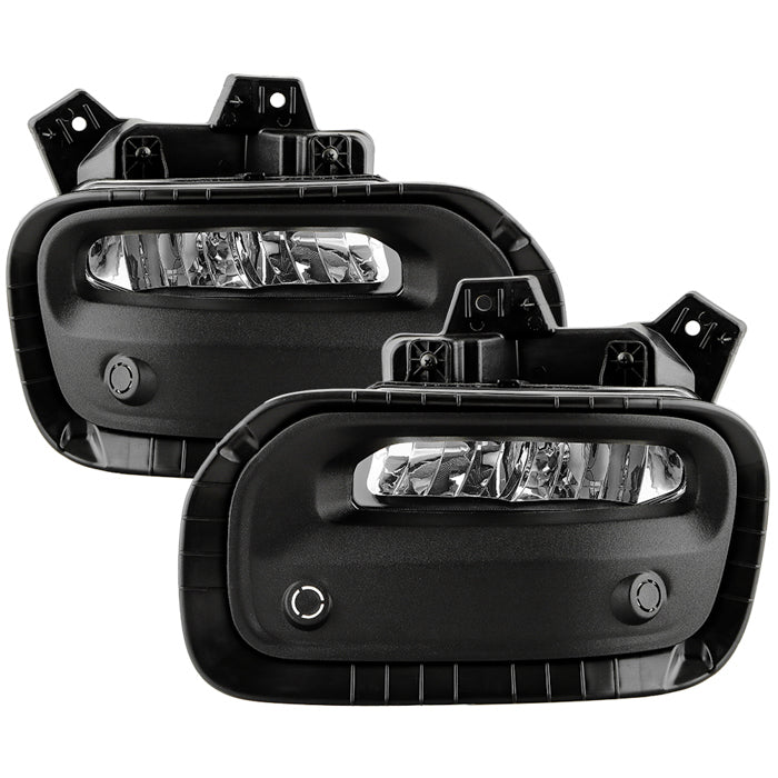 SPYDER  Dodge RAM 1500 2025+ OEM Style Full Led Fog Lights W/ Switch- Set FL-DR2025-15-LED-C 9055461