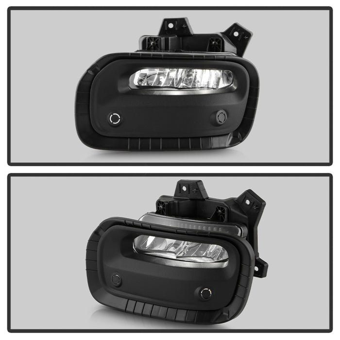 SPYDER  Dodge RAM 1500 2025+ OEM Style Full Led Fog Lights W/ Switch- Set FL-DR2025-15-LED-C 9055461
