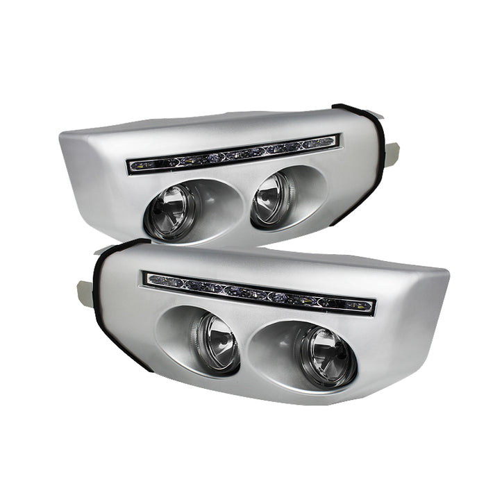 Spyder Toyota FJ Cruiser 07-14 Fog Lights W LED Daytime Running Lights w/swch- Clear FL-DRL-TFJ07-C 5070555
