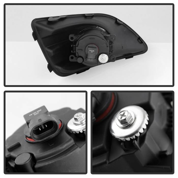 Spyder Ford C-Max 2013-2015 OEM Fog Light W/Universal Switch- Clear FL-FCMAX2013-C 5080332