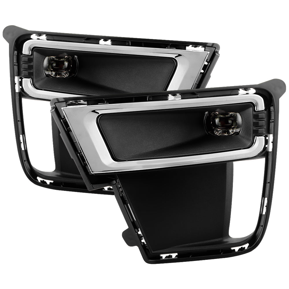 SPYDER 22-24 Ford Expedition OEM LED Fog Lights w/ Switch - Clear (FL-FE2022-LED-C) 9054044