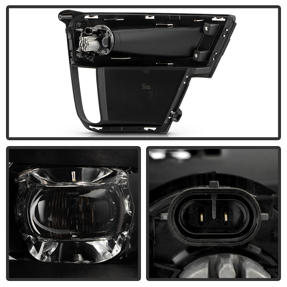 SPYDER 22-24 Ford Expedition OEM LED Fog Lights w/ Switch - Clear (FL-FE2022-LED-C) 9054044