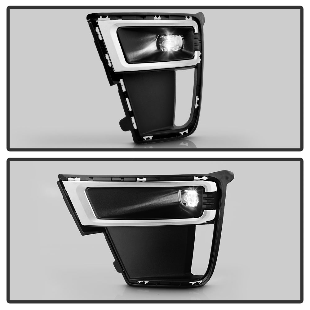 SPYDER 22-24 Ford Expedition OEM LED Fog Lights w/ Switch - Clear (FL-FE2022-LED-C) 9054044