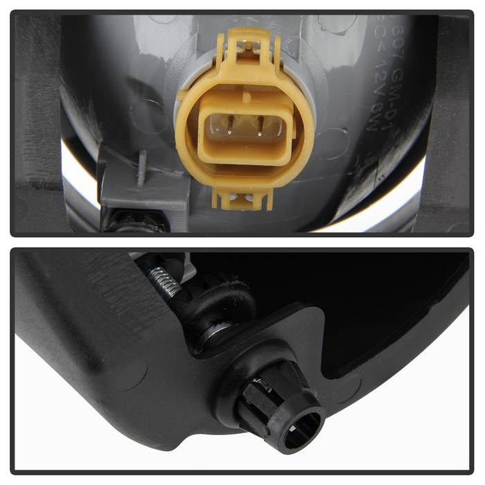 Spyder Ford Eacape 2007-2012 OEM Fog Lights w/Universal Switch- P19W(Included) - Clear 5086426