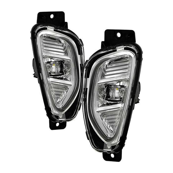 SPYDER 20-22 Ford Escape OEM Style LED Fog Lights w/Switch - Clear (FL-FESC20-LED-C) 9051074