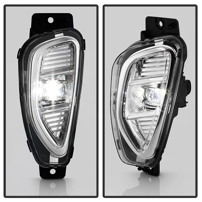 SPYDER 20-22 Ford Escape OEM Style LED Fog Lights w/Switch - Clear (FL-FESC20-LED-C) 9051074