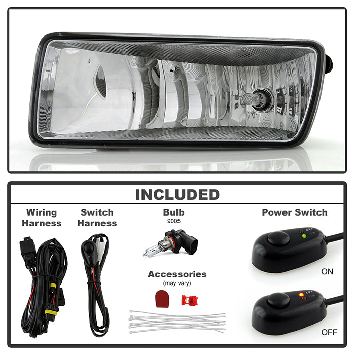 Spyder Ford Explorer 06-10/Explorer Sport Trac 07-10 OEM Fog Lights Clear FL-FEXP07-C 5038371