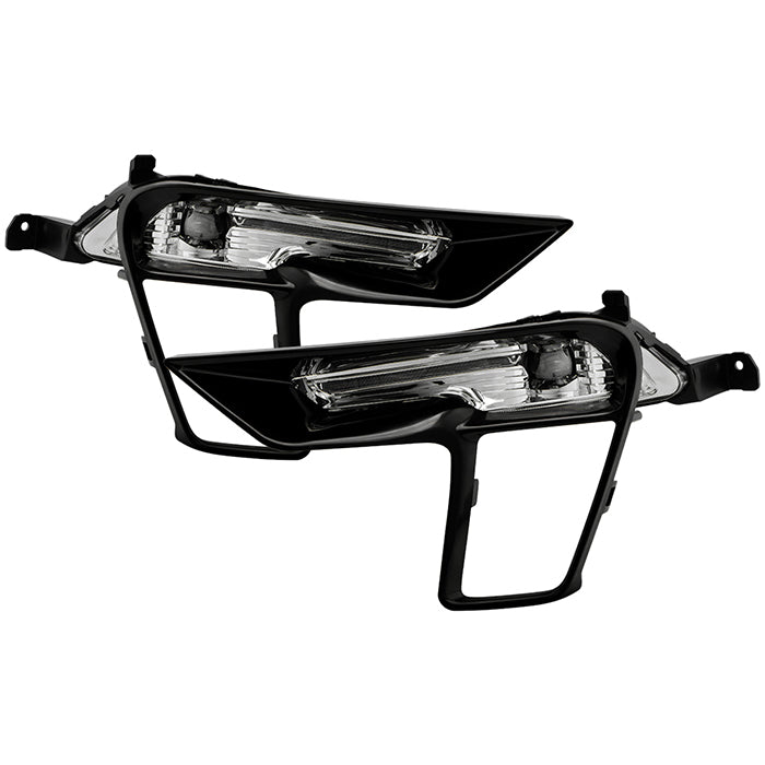 SPYDER 18-19 Ford Explorer OEM Full LED Fog Lights w/Switch - Clear (FL-FEXP18-LED-C) 9051081