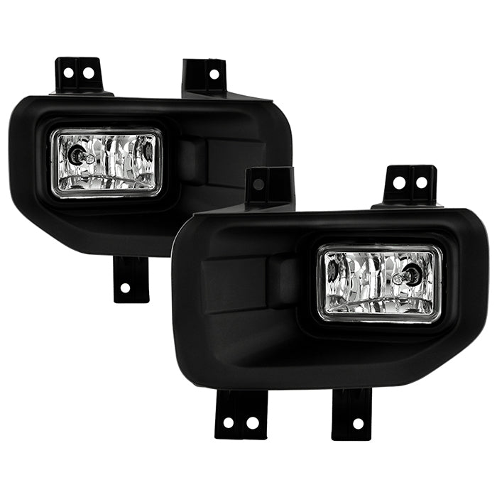 Spyder 15-17 Ford F150 OEM Fog Lights w/Switch & Cover - Clear (FL-FF15015-C) 5085016
