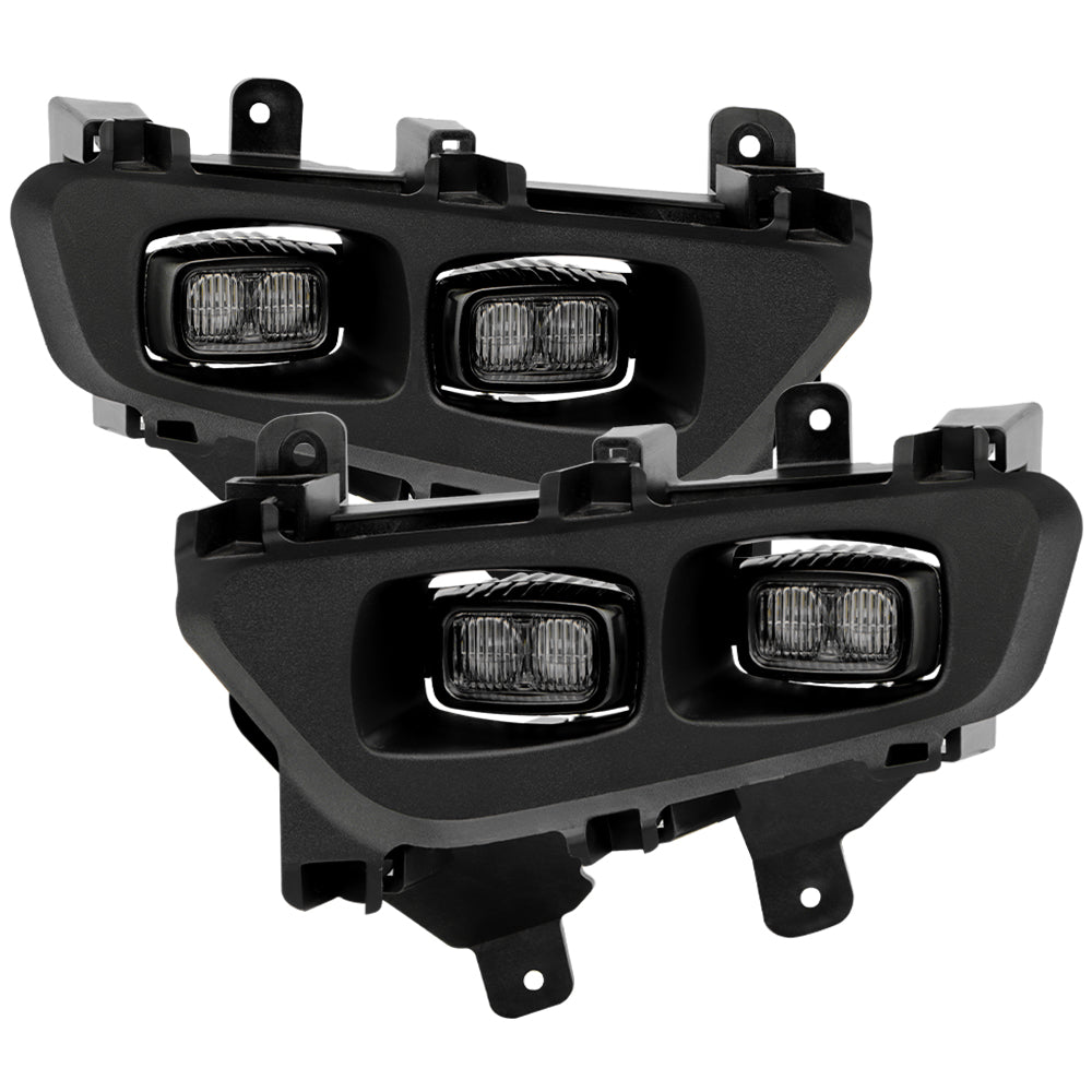 SPYDER 21-24 Ford F150 Raptor OEM Style LED Fog Lights w/ Switch 9054068